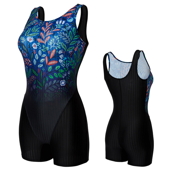 랠리(RALLY) 랠리 여성수영복 아쿠아로빅 3부 OSLH651 +일반브라캡+가방